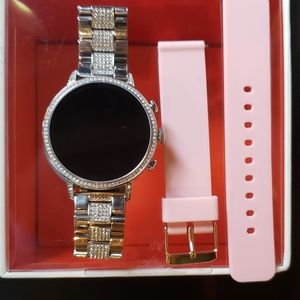 Fossil Q Gen 4 Smart Watch and extra pink band